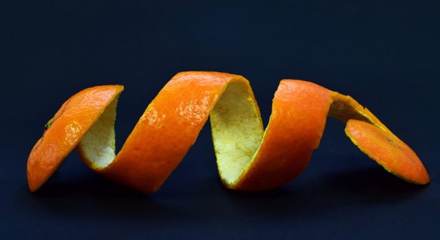 shell, bowl of fruit, tangerine