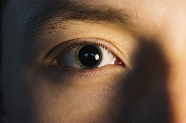 Person's Eye In Close Up Photography